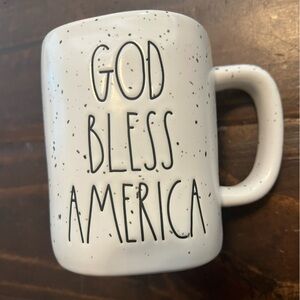 Rae Dunn White and Black Ceramic Mug Rustic Dining